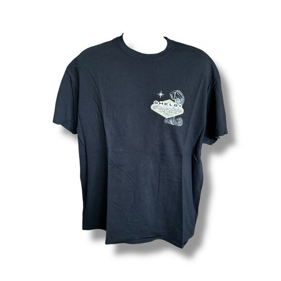Official Shelby American Shirt Men's Unisex Black Graphic Las Vegas, Nevada XL - Picture 2 of 6